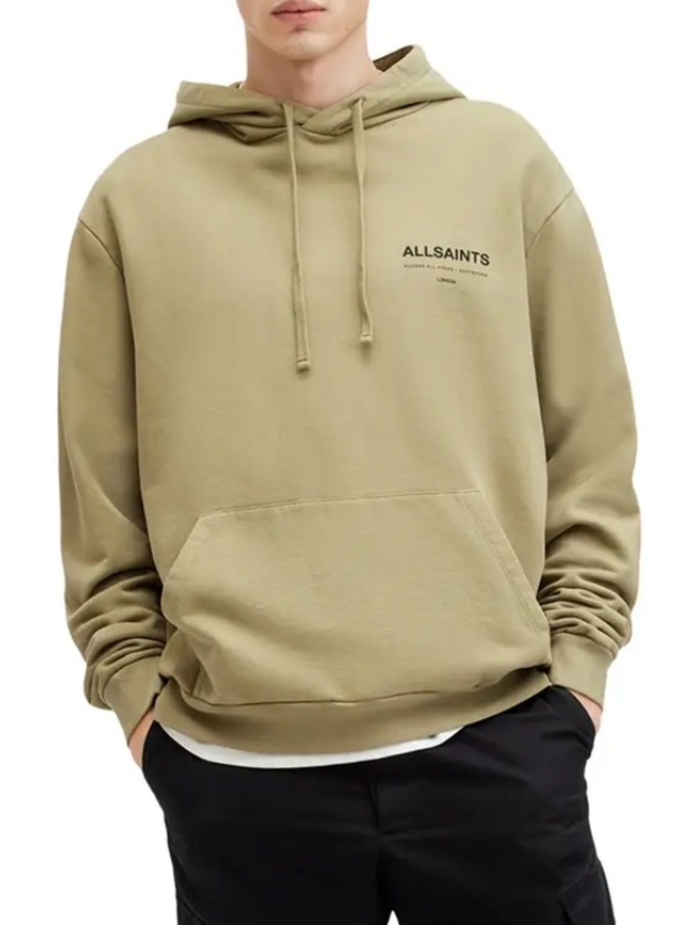 AllSaints Access Herb Green Sweatshirt Hoodie Size XL